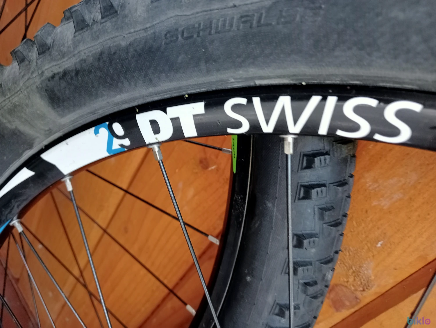 7. Roata fata mtb 29" janta si butuc pe rulment DT Swiss disc frana 180 mm Bergamont 29