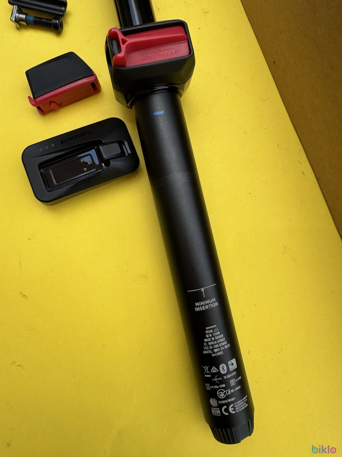 7. ROCKSHOX Tija Reverb AXS 31,6x125 cursa