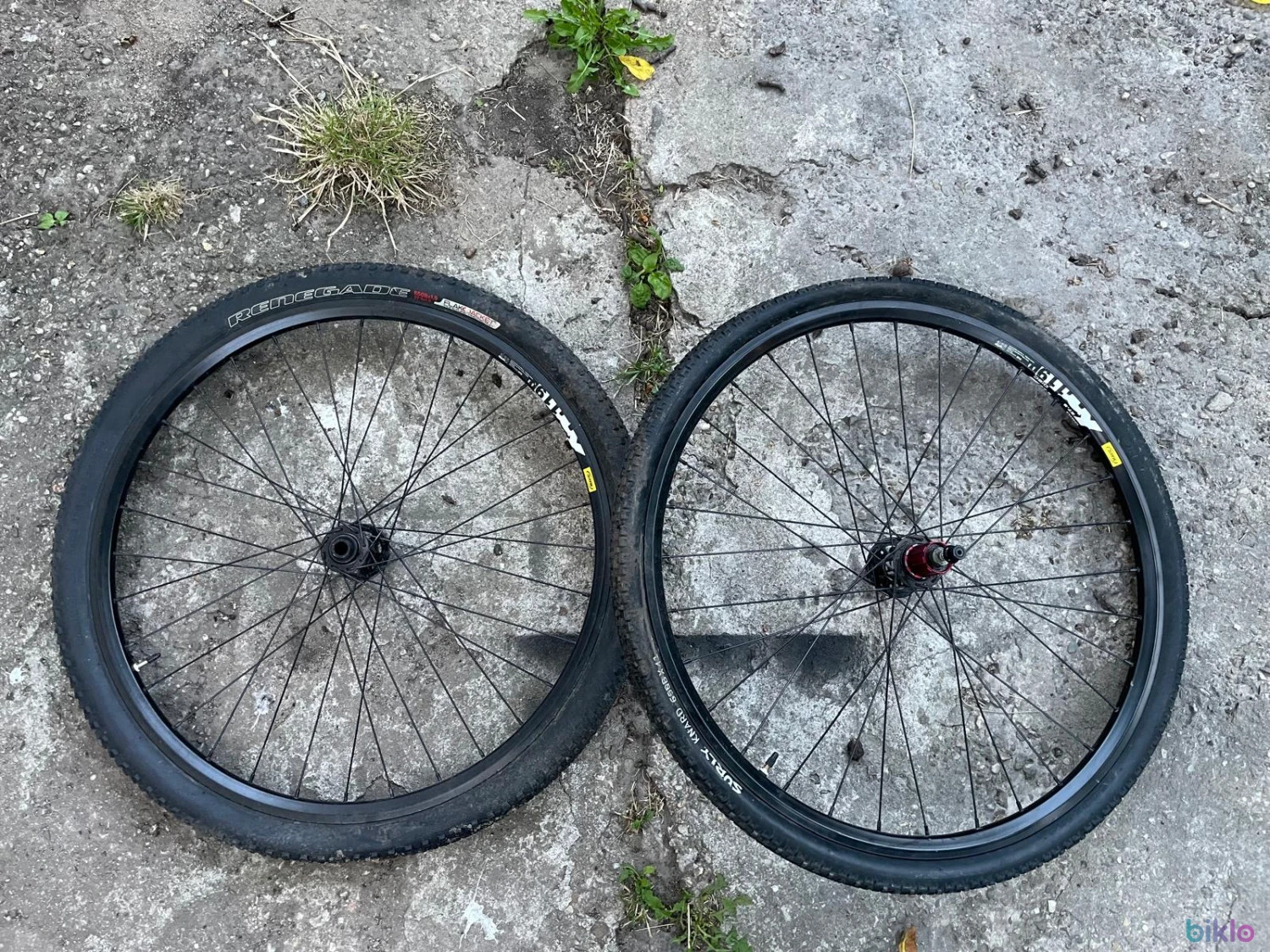 2. Set roți MTB 27.5” Mavic/Novatec 142x12/100x15 mm