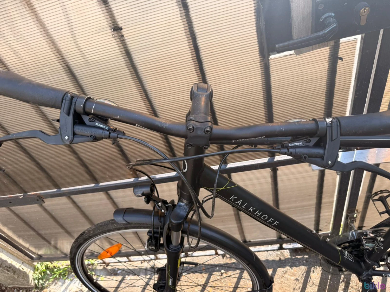 8. Bicicleta Treking Kalkhoff Voyager // Cadru XL // Frane hidraulice // STARE EXCELENTA // Far si stop cu LED marca AXA //