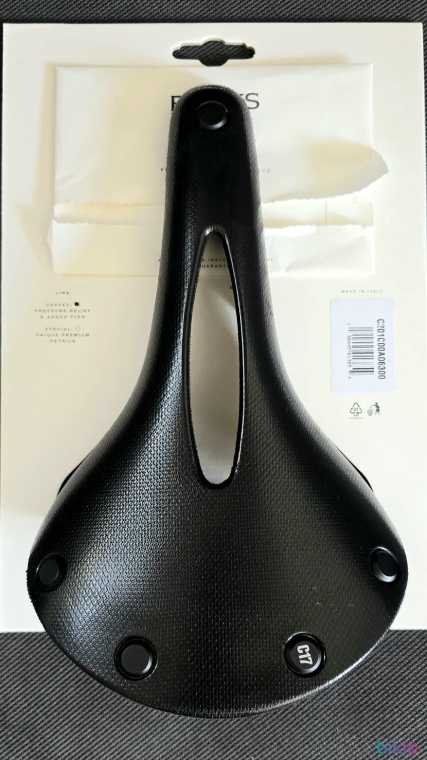 1. Brooks Cambium C17 Carved All-weather Hybrid Saddle