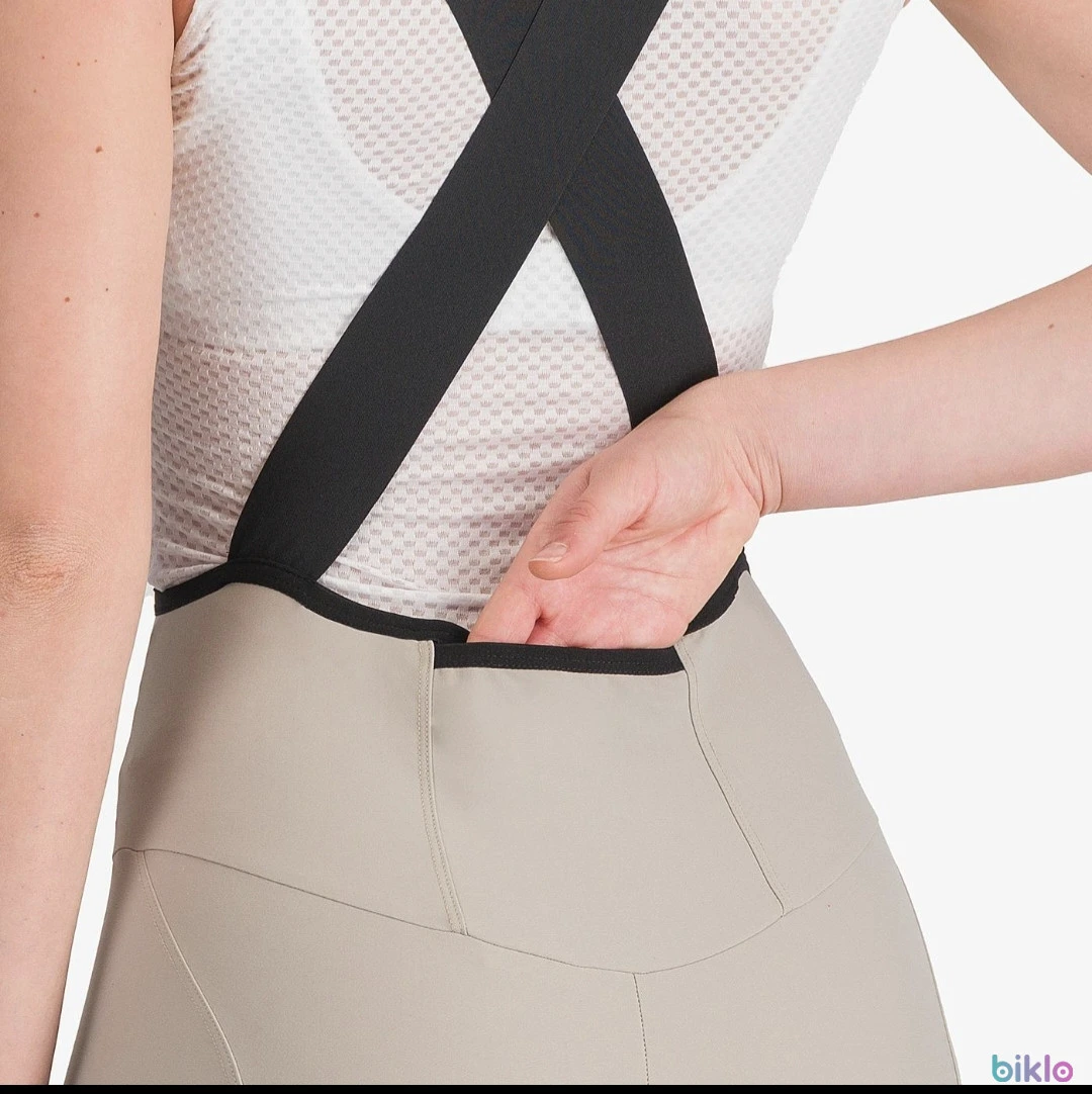 3. Pantaloni ciclism dama, CASTELLI, model Espresso, mar. M (colanti scurti cu bretele su burete, pt bicicleta)