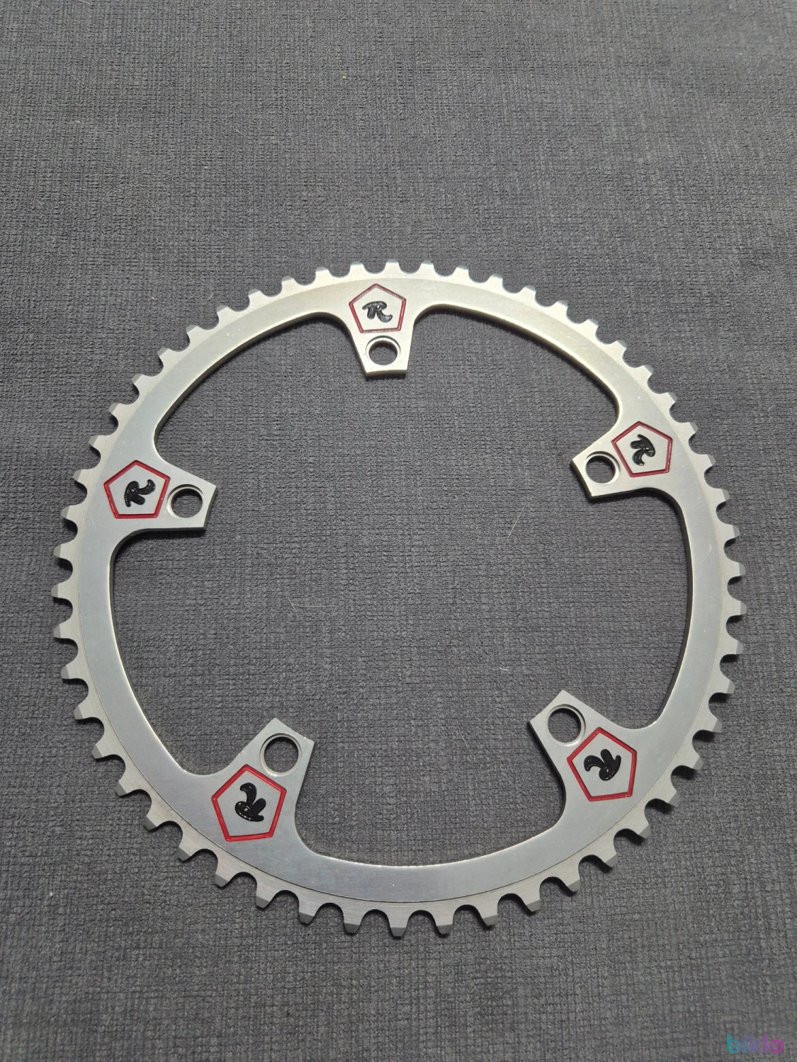 1. Foaie Angrenaj Vintage Campagnolo Pantografiata Rossin 53t 144BCD NOS