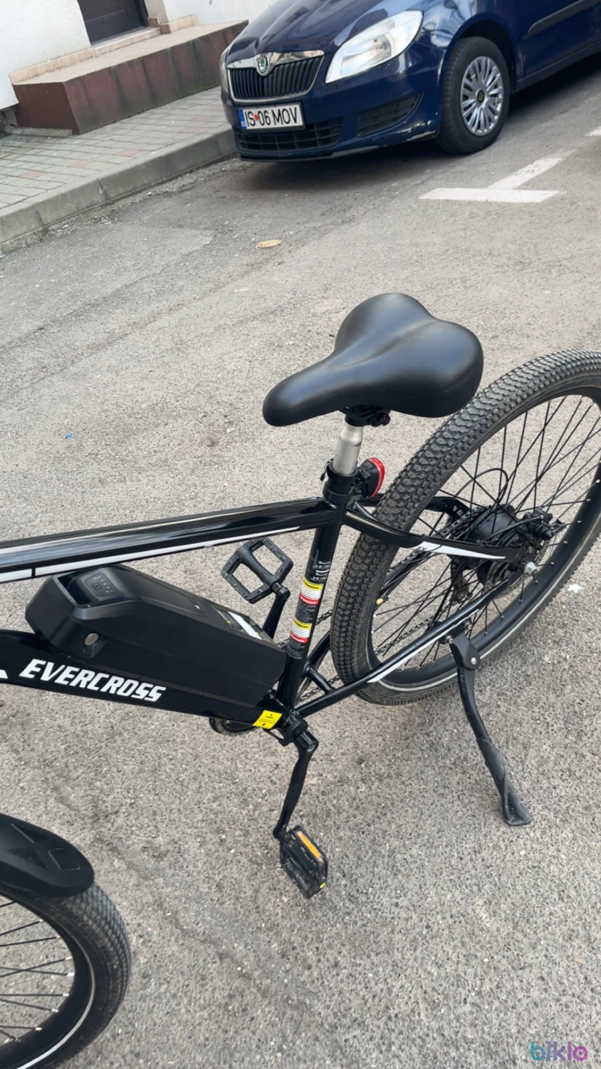 3. Bicicletă Electrică EVERCROSS-MTB 27,5 -baterie468 Wh 7 viteze -Suspensie-EK15