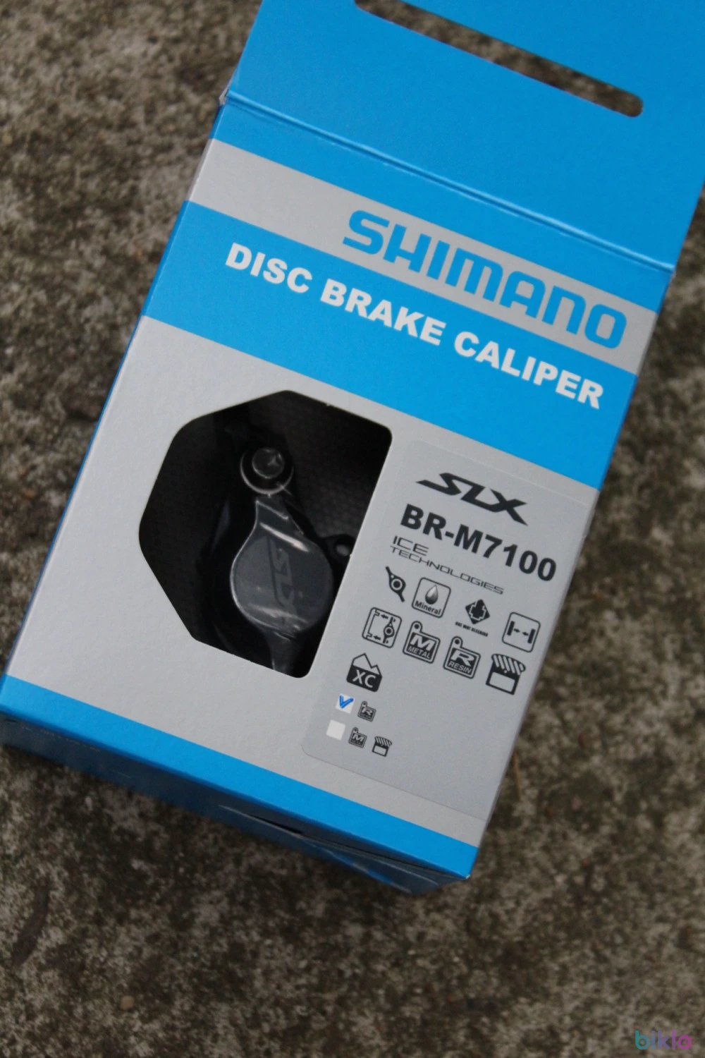 2. Shimano etrier SLX BR-M7100 Post-Mount + placute G03S