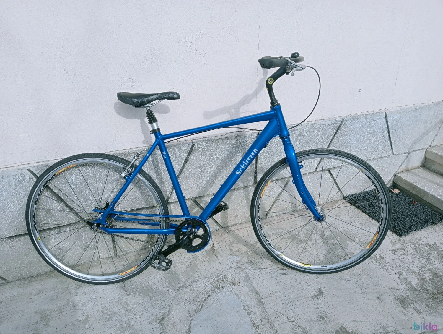 1. Single speed cadru full alu roti 28 Mavic