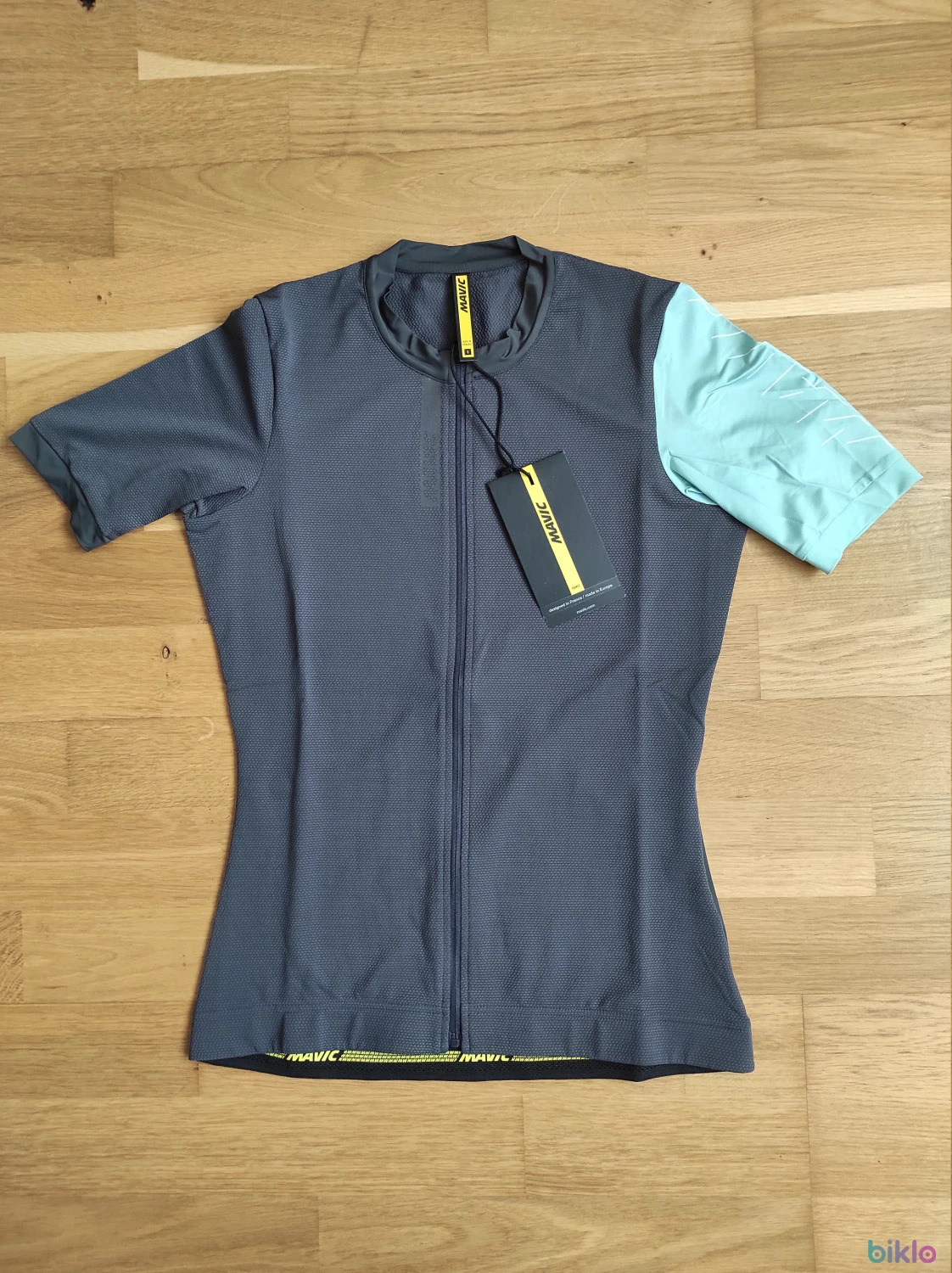 3. Tricou dama Mavic Essential Carbon/Mint marimea S, nou