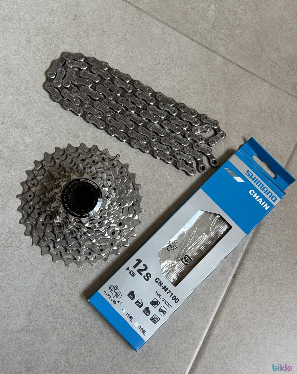 1. Casetta Pinioane 11-30 si lant 12 viteze Shimano Ultegra