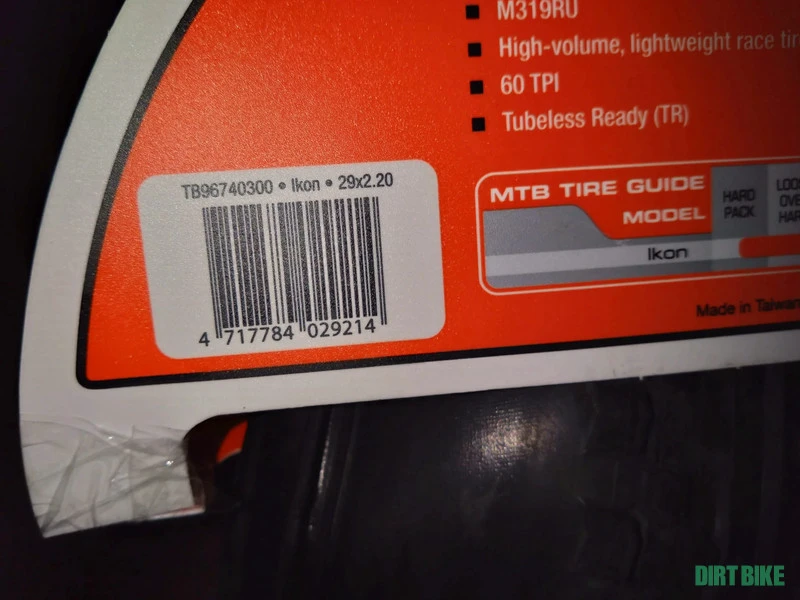 3. Original Maxxis Ikon 29x2.20" TR EXO Dual 60 Folding
