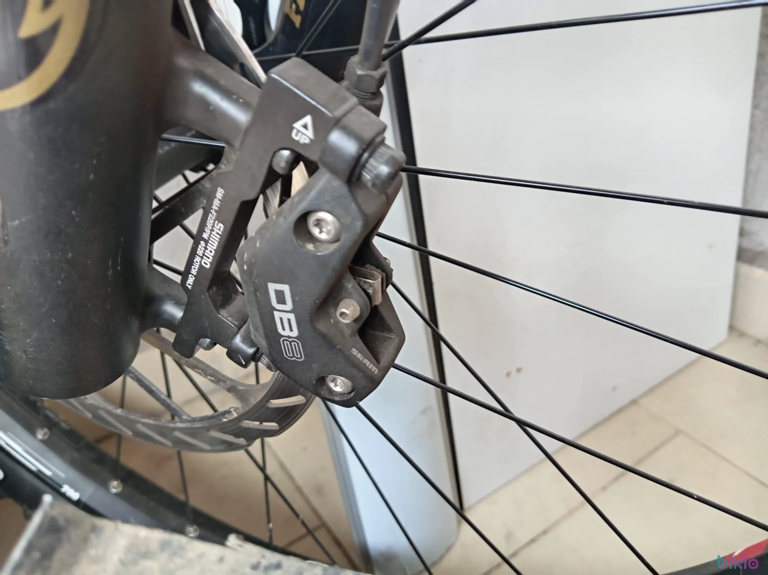 4. Vand Frane set Db8 aproape noi plus disc 180mm shimano