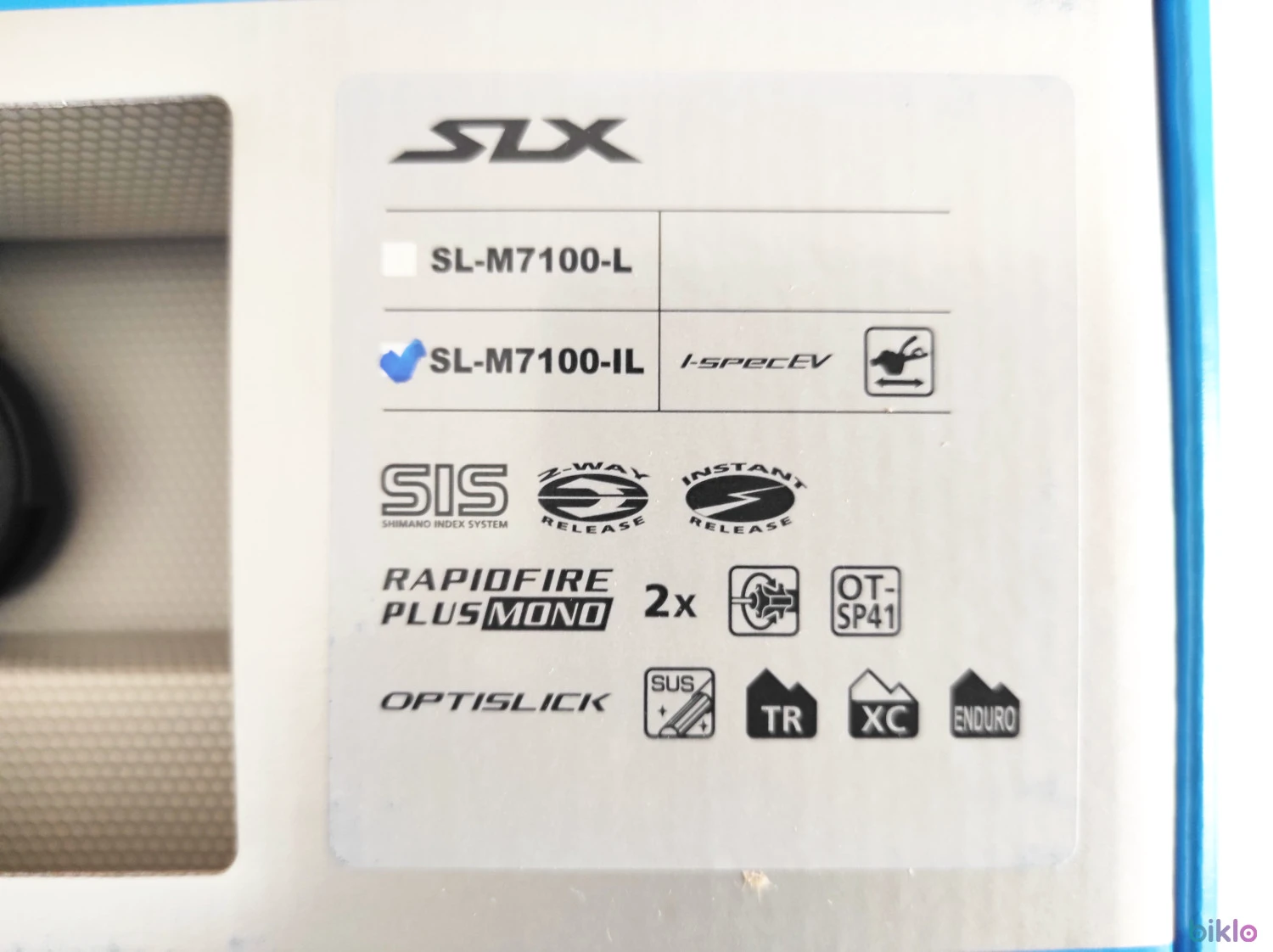 11. Maneta de schimbator foi Shimano SLX SL-M7100 2v, I-Spec EV, noua