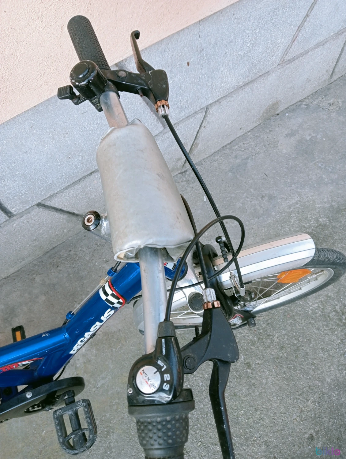 4. Bicicleta copii Pegasus Germania aluminiu cu 3 viteze butuc Shimano Nexus + torpedou