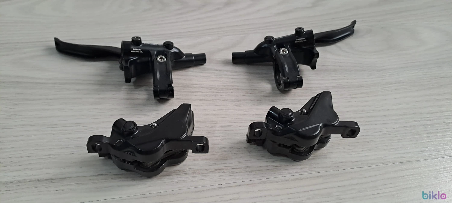 2. MANETE +ETRIERE FRANA SHIMANO DEORE BL-M4100/BR-MT420 J-KIT