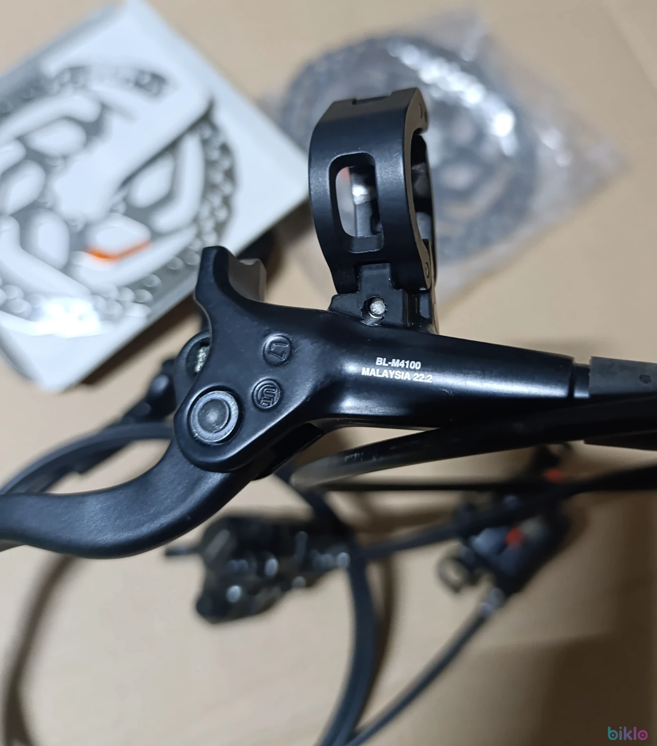 4. Set frana hidraulica shimano bl-m4100 cu discuri de 160 6 surube