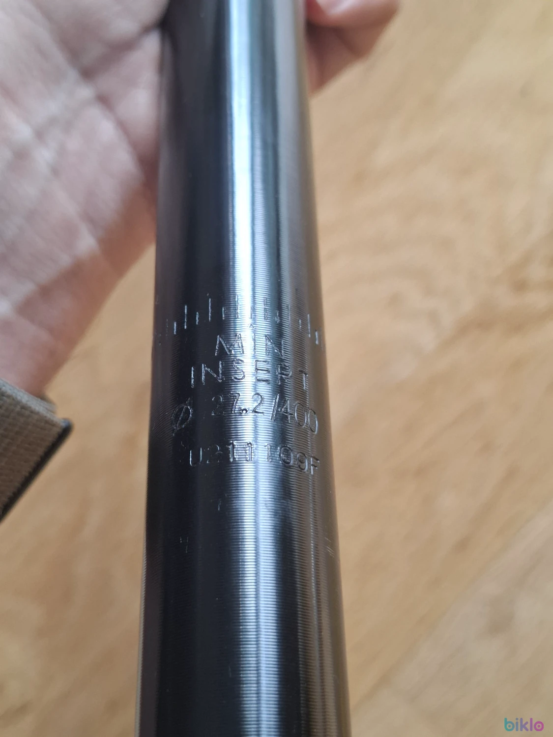 4. Seatpost NS Bikes 400MM, Diam. 27.2mm, Setback 10mm