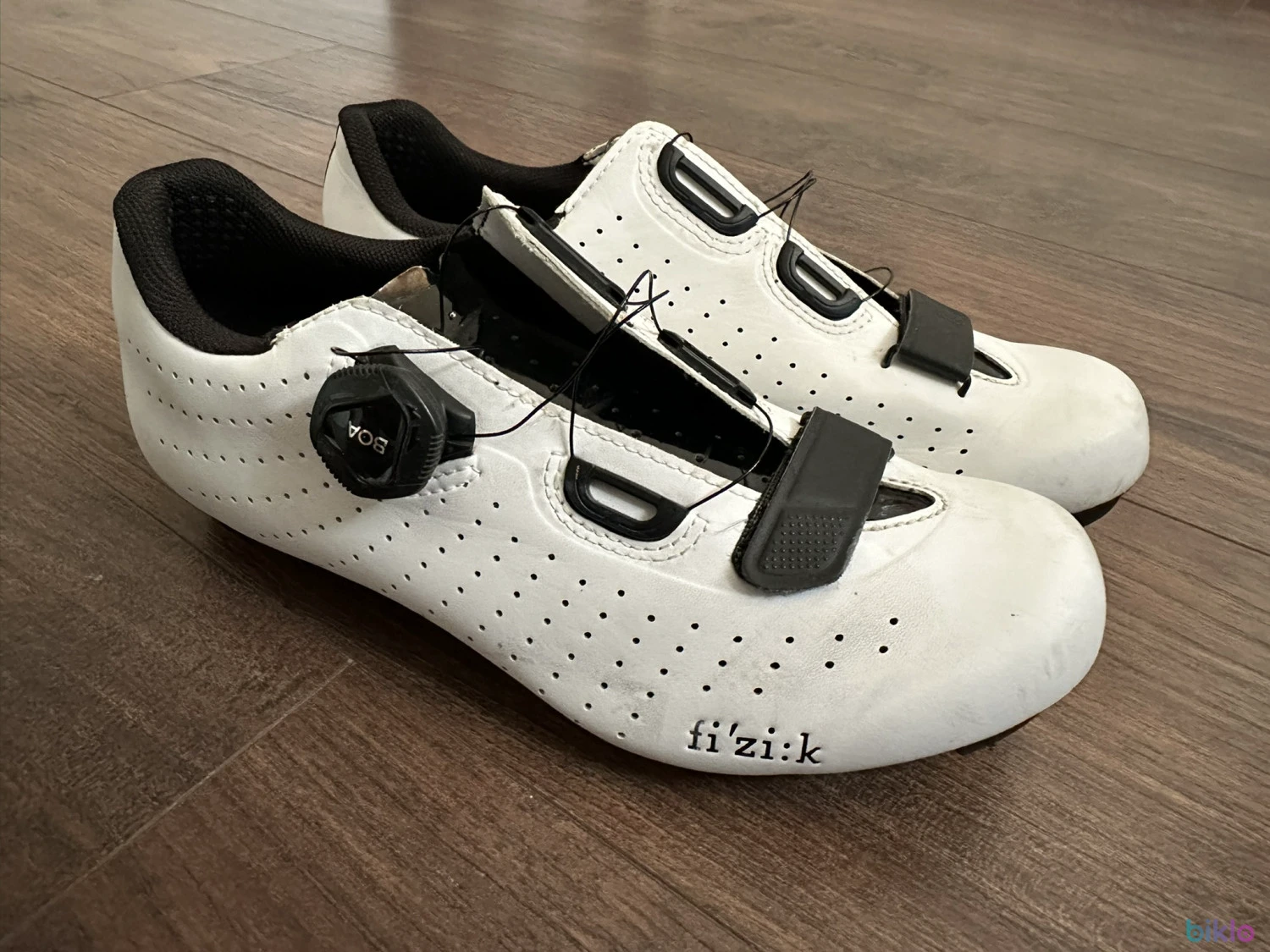 1. Pantofi ciclism Fizik Tempo Overcurve R5 albi mărime 40 SPD-SL