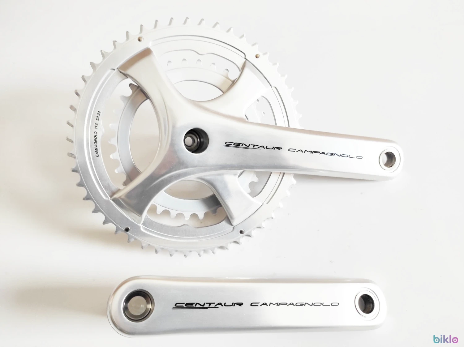 1. Angrenaj Campagnolo Centaur 50/34T 2x11v. Ultra Torque 175mm nou