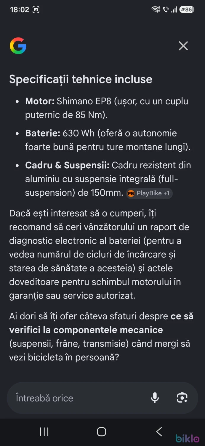 12. MOTOR NOU ZERO KM, CU ACTE primul proprietar 2024 Cannondale Moterra Neo S1 size L motor Shimano EP8 630 Wh istoric intr
