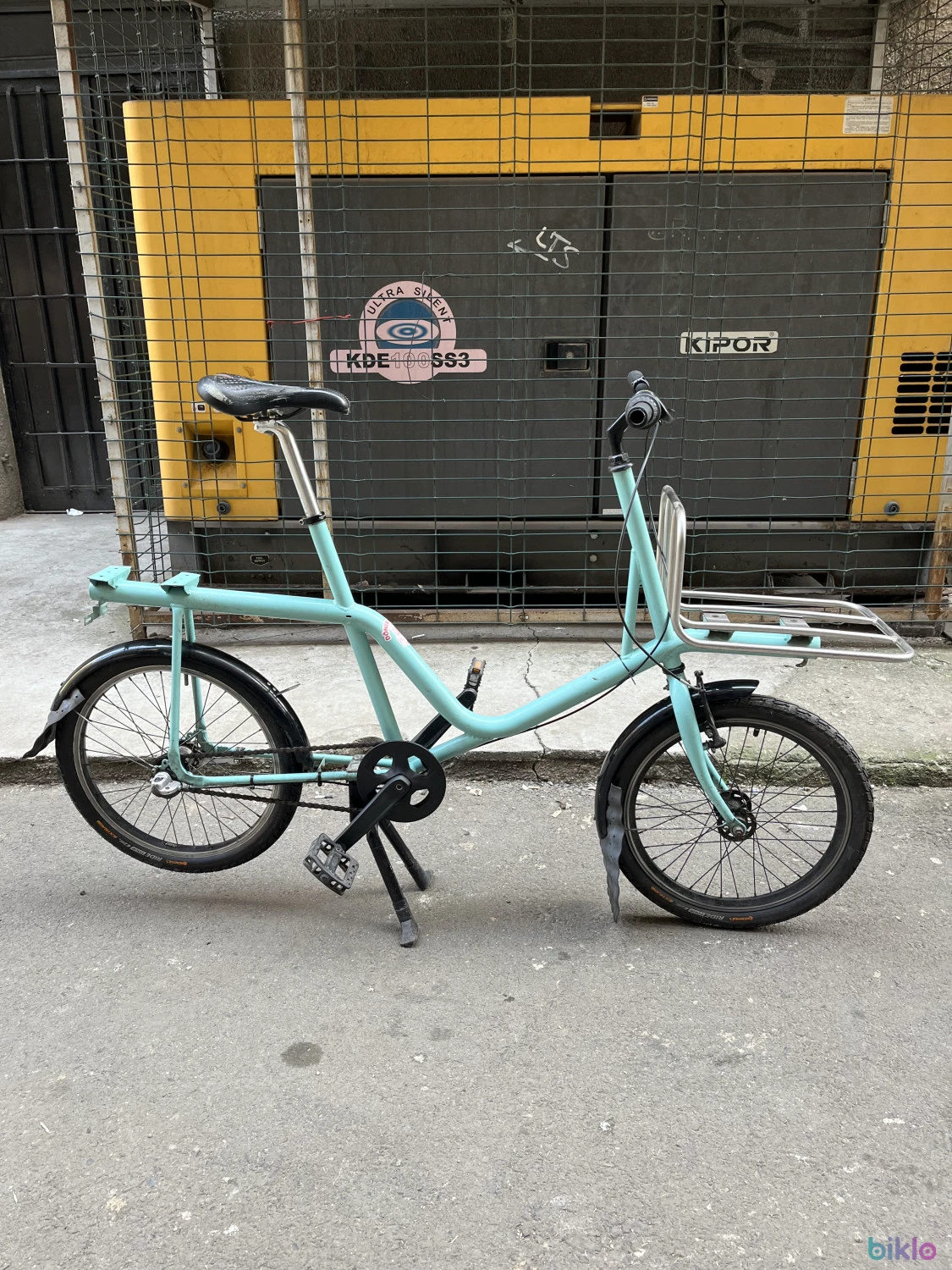 1. Bicicleta mini cargo bike urban biba
