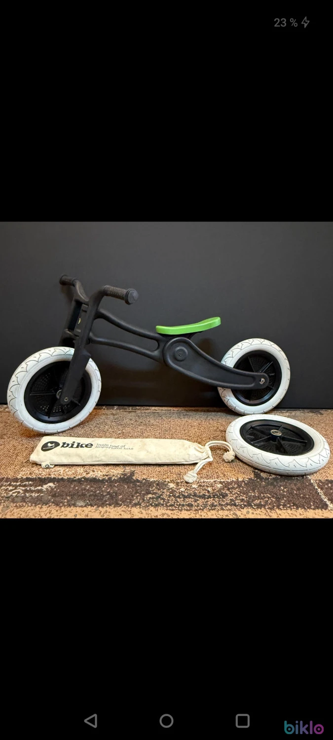 5. Bicicletă de echilibru Wishbone Design 3-în-1 - Ediţie Reciclată RE2 B