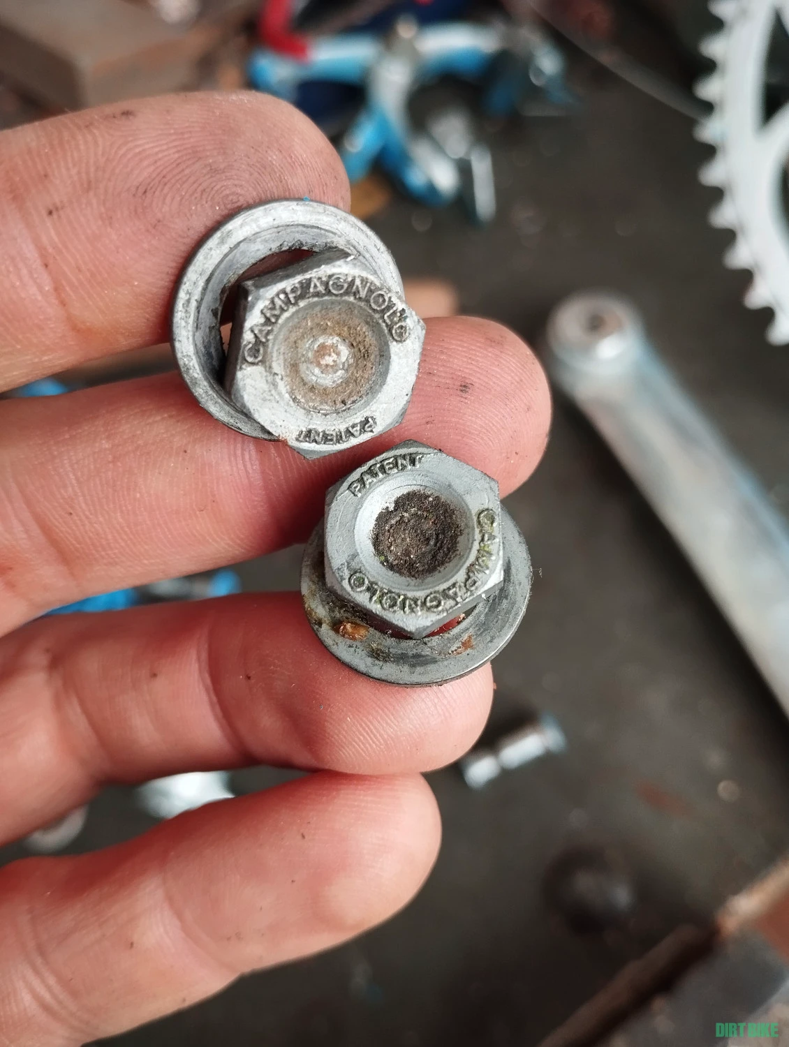 1. Șuruburi angrenaj Campagnolo vintage
