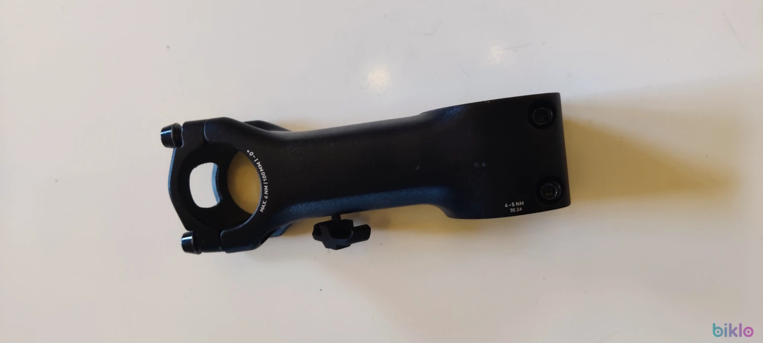 3. Pipa integrata CUBE 6° AGREE / CROSS RACE Neagra 100mm