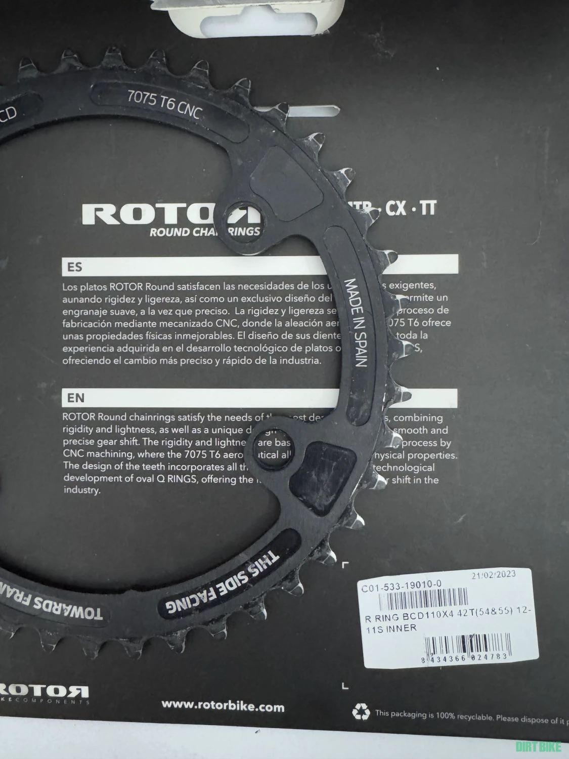 5. Foi angrenaj ROTOR 55-42T