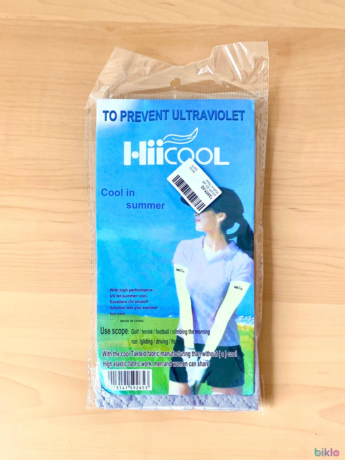 4. Maneci UV de protectie solara din spandex pentru sport/bicicleta