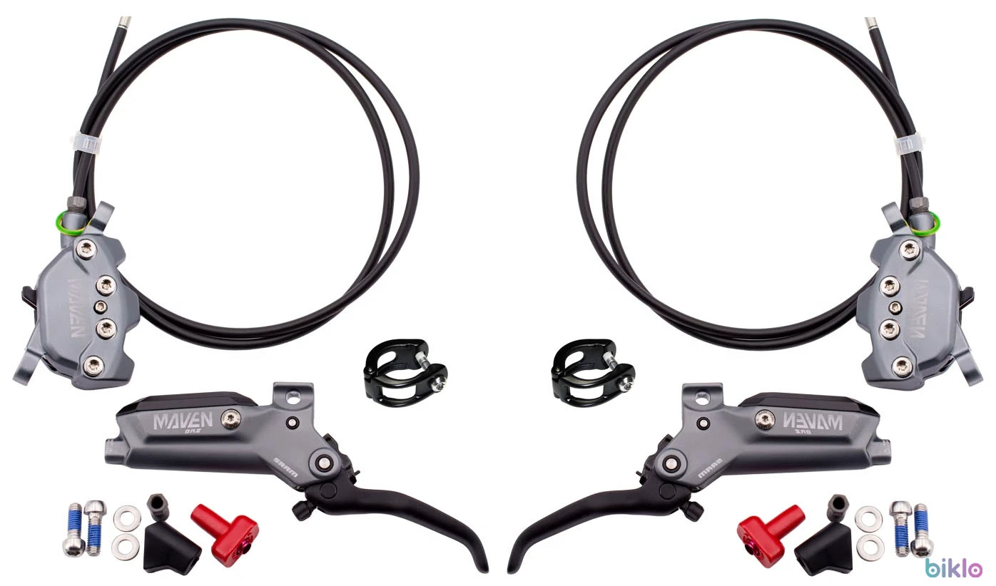 1. SRAM Maven Bronze Stealth - frane disc set + coliere MXX