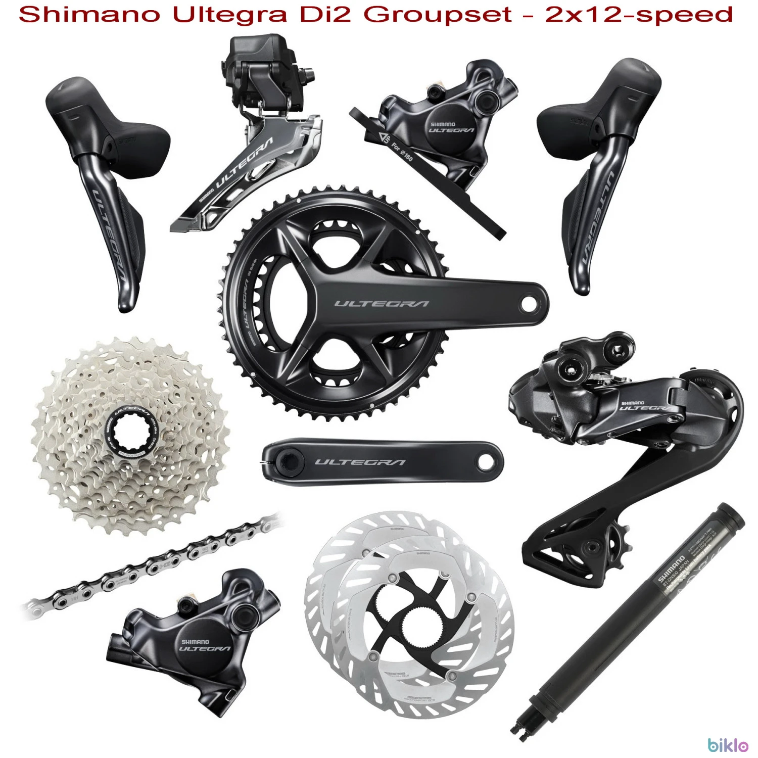 1. Set Shimano Ultegra R8170 Di2, 2x12, 50/34T