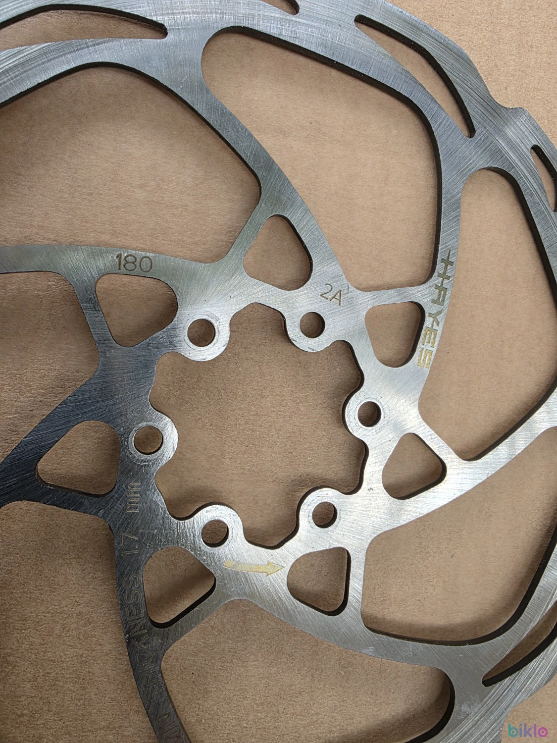2. Hayes D-Series 180mm disc
