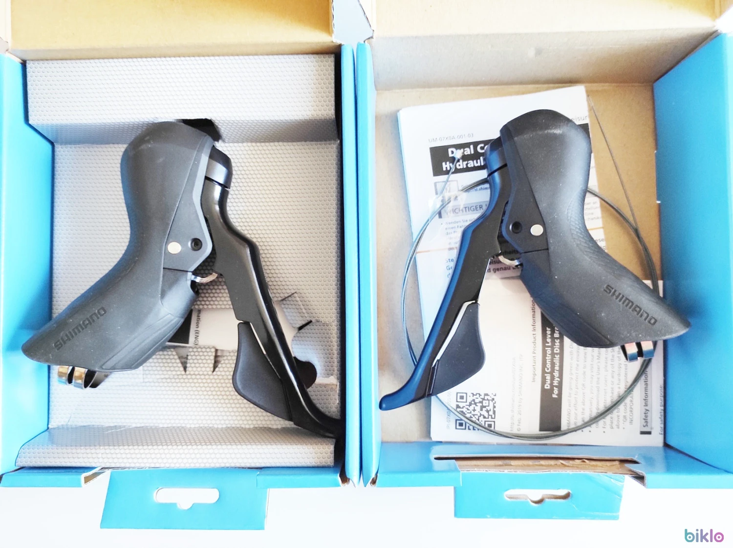 2. Manete schimbator/frana STI Shimano 105 ST-R7020 2x11 viteze noi