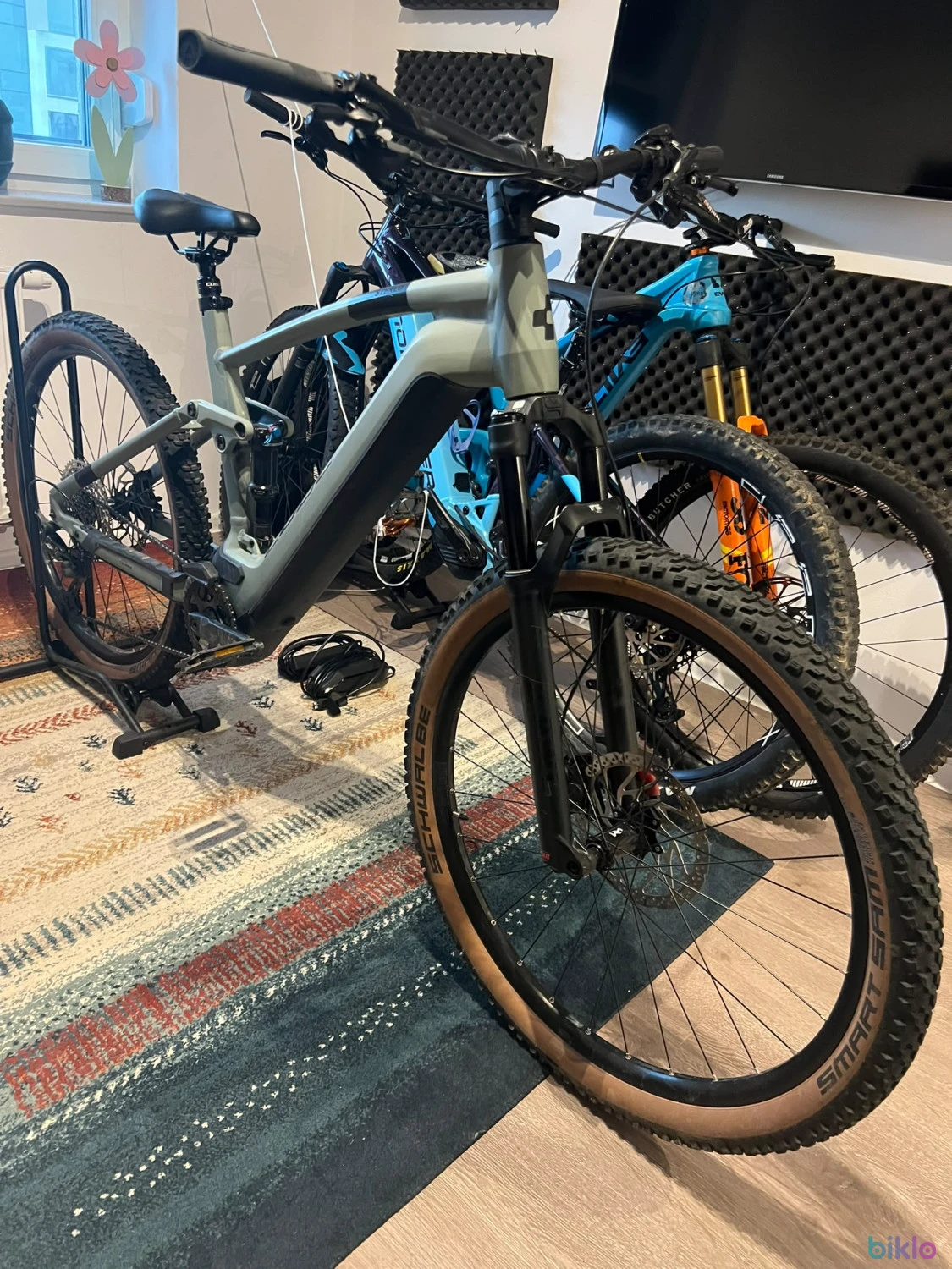 1. Bicicleta electrica Cube Stereo Hybrid 120 SLX 750 Swampgrey 'n' Black 2023, roți 29″ Marime XL