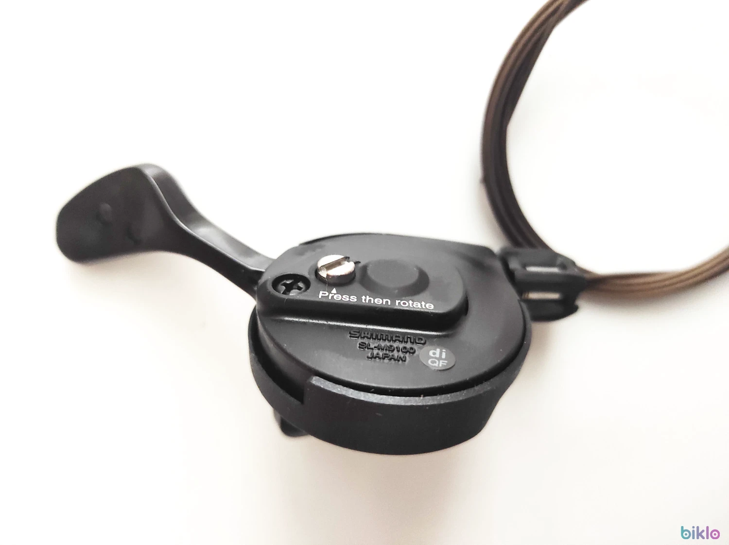 5. Maneta de schimbator fata Shimano XTR SL-M9100-IL 2v, prindere I-Spec EV, noua