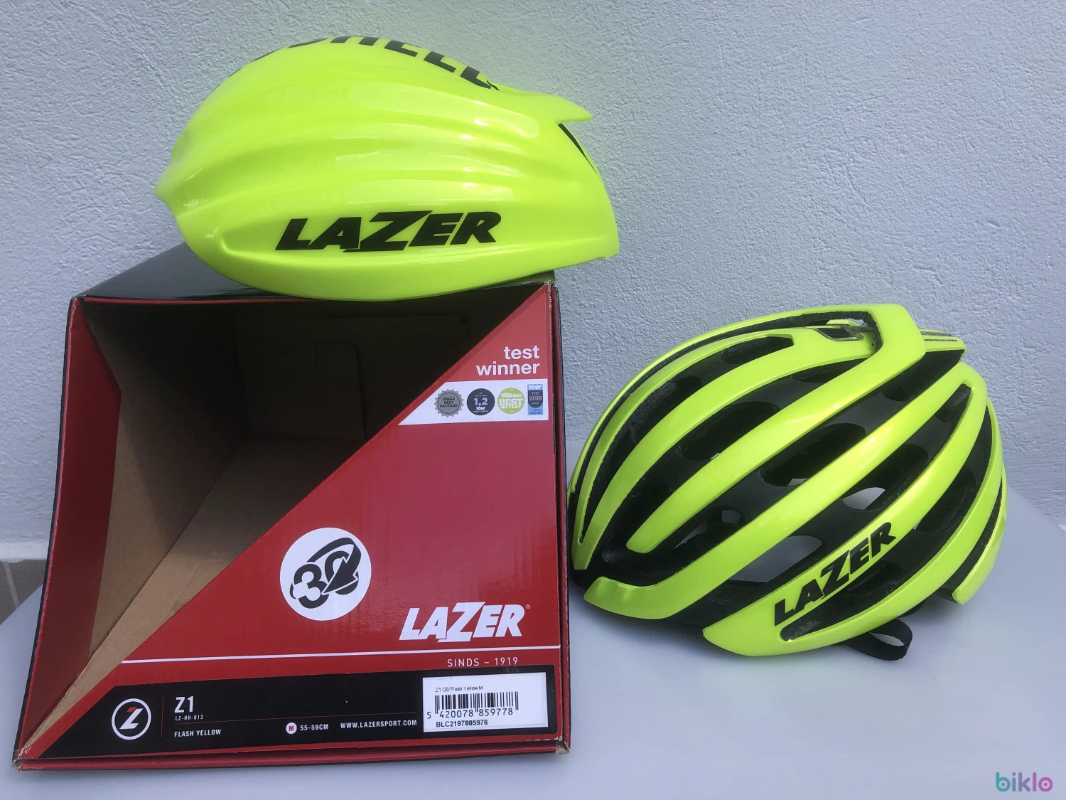 9. Casca Lazer Z1 Flash Yellow