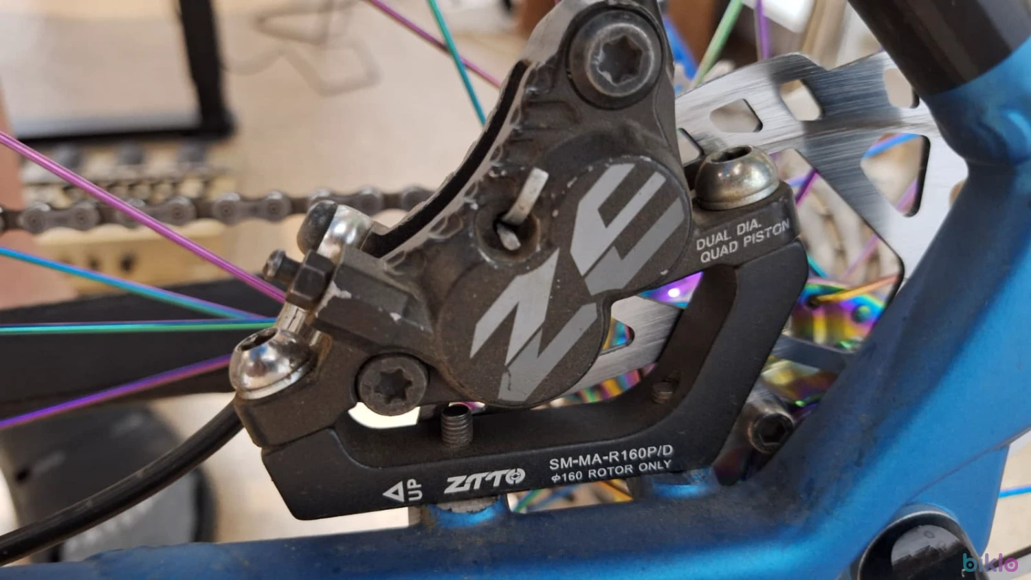 8. Set frane Shimano Zee BR-M640