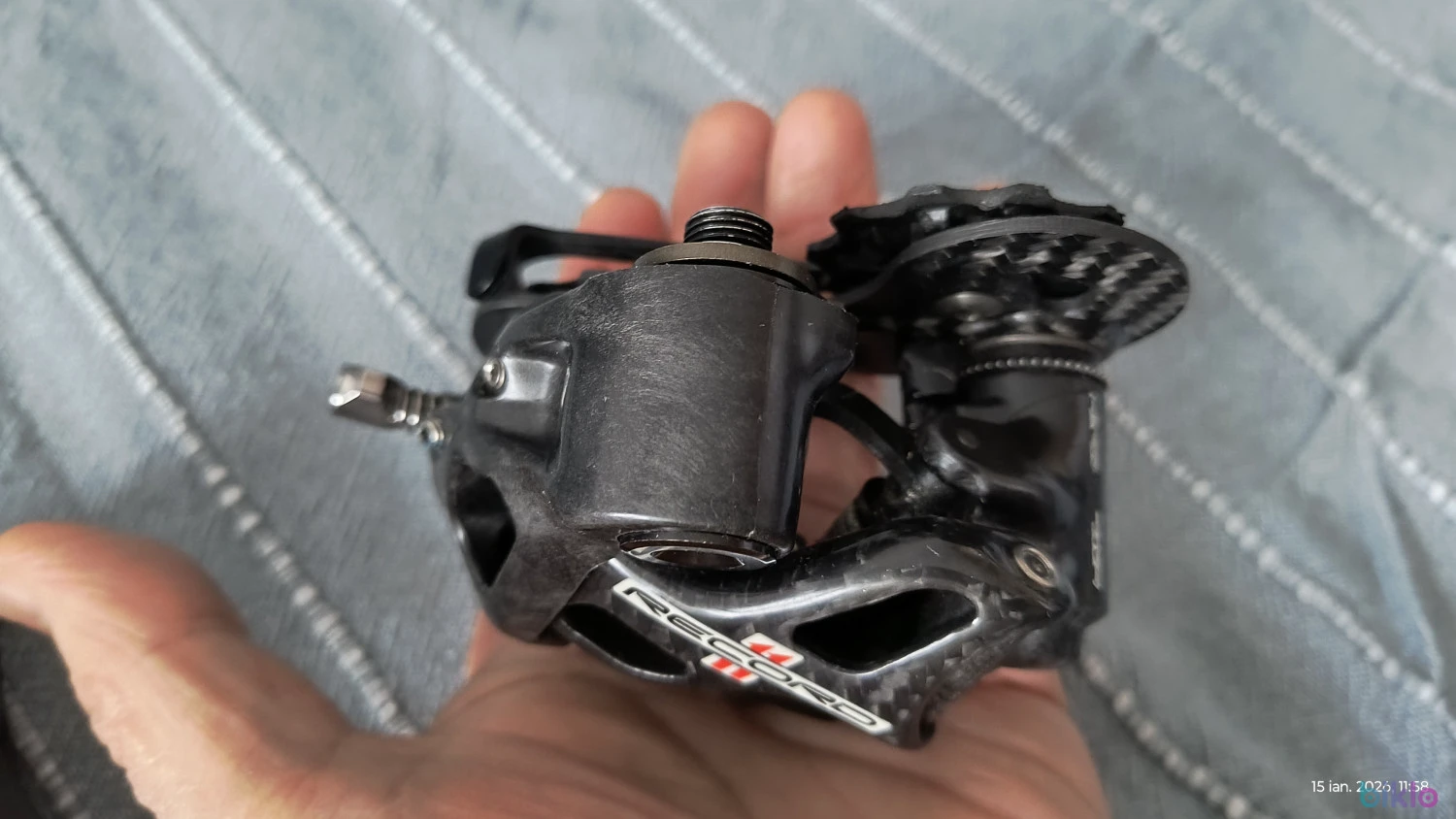 10. Set Campagnolo Record ergopowere + deraiore