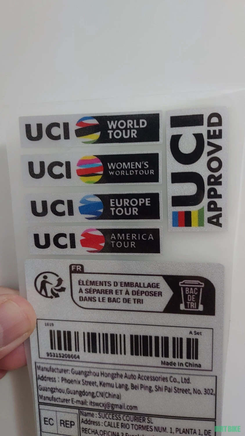 1. Sticker UCI set 5 buc