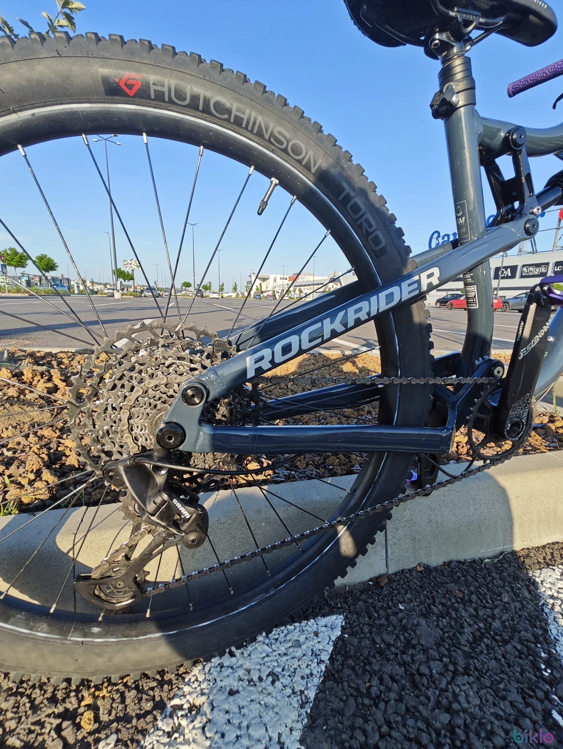 8. MTB Rockrider AM 50S 1x12 SRAM Eagle, full suspension trail, stare foarte bună