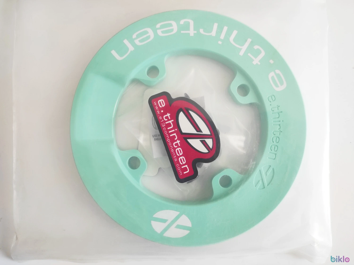 4. Bashguard E*thirteen Supercharger 36-40T, 104 BCD, verde, nou