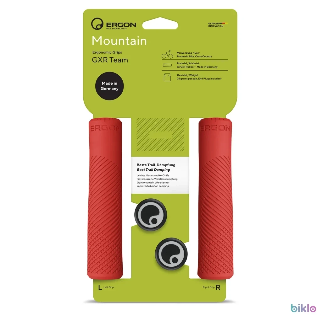 1. Mansoane MTB - Ergon GXR Team Laser Blue + Laser Red - diametru 30mm - NOI !!