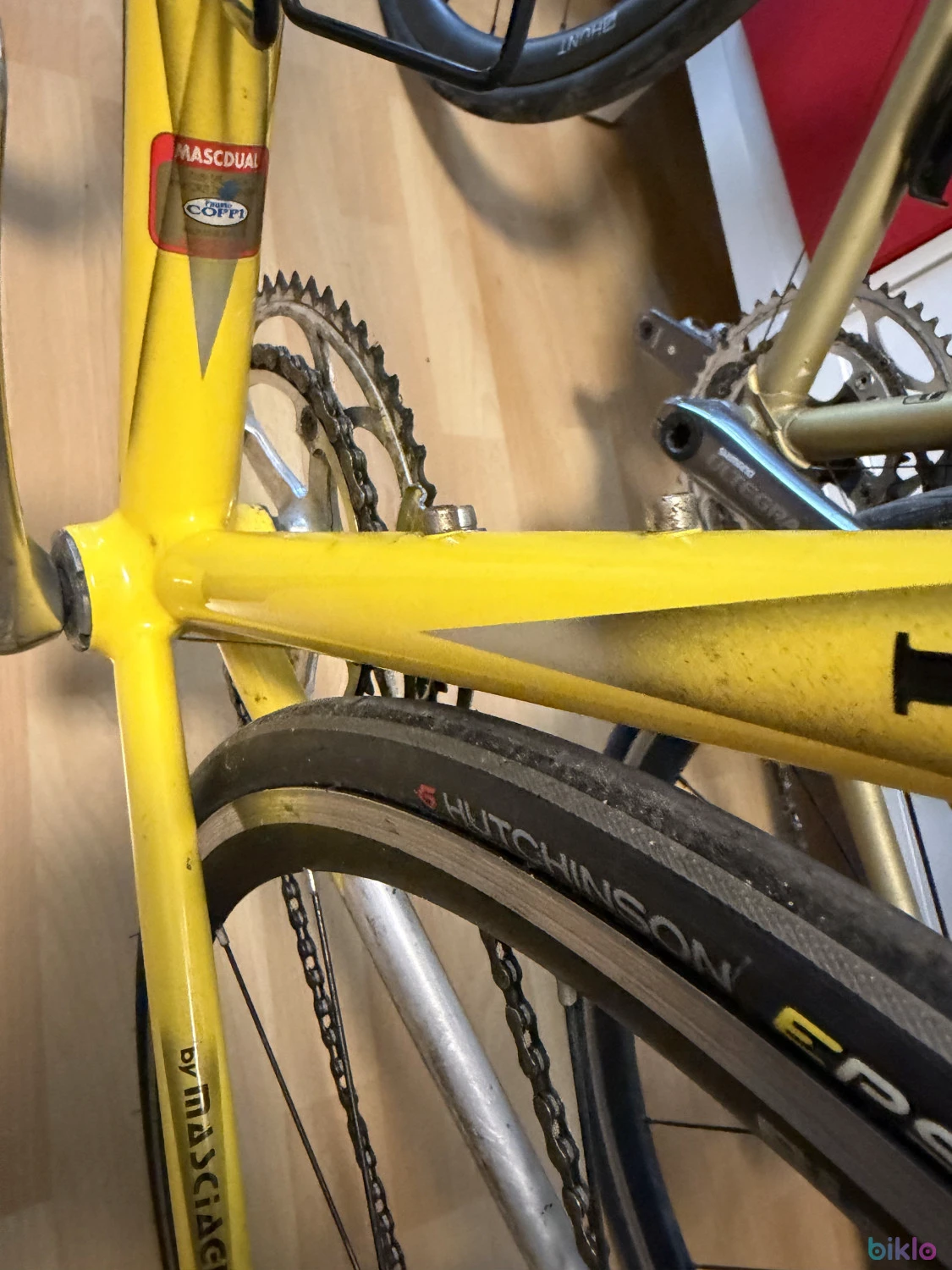 1. Cadru cursiera Fausto Coppi și furca carbon 1 inch carbon
