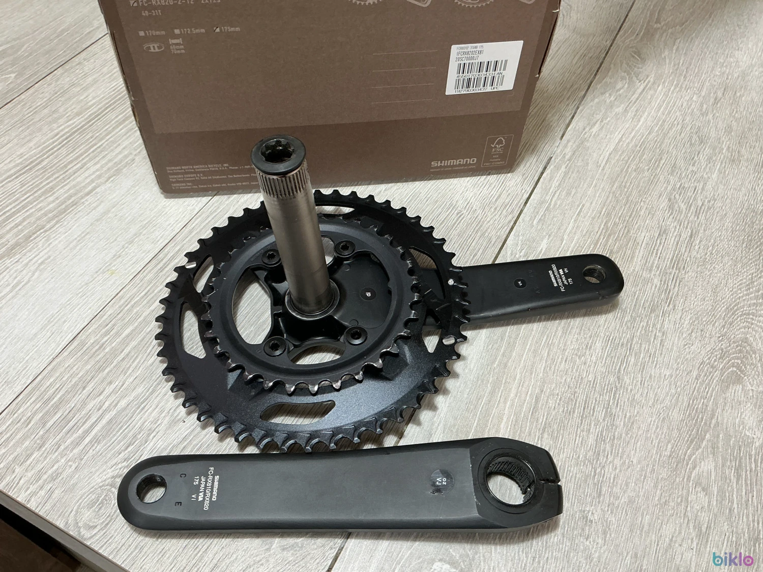 2. Angrenaj pedalier Shimano GRX 820 2x12 vit 46/31