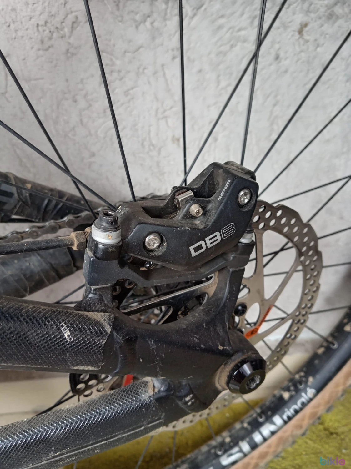 2. Vand Frane set Db8 aproape noi plus disc 180mm shimano