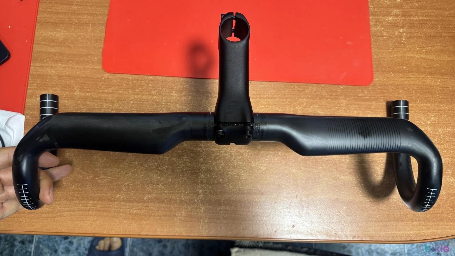 2. Vand ghidon carbon Cervelo AB09 420mm si pipa ST36 - semiintegrata
