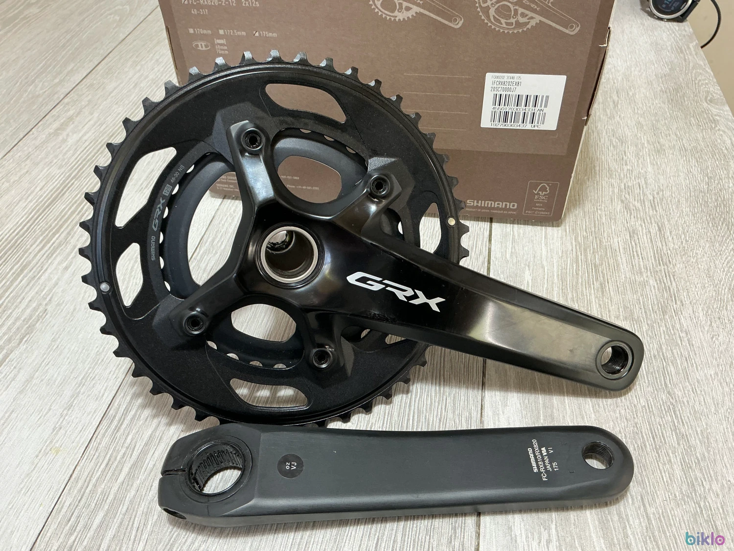 4. Angrenaj pedalier Shimano GRX 820 2x12 vit 46/31