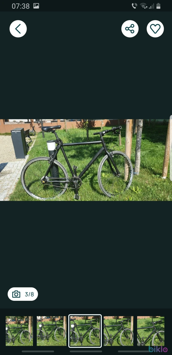 2. City bike aluminiu 12.5 kg
