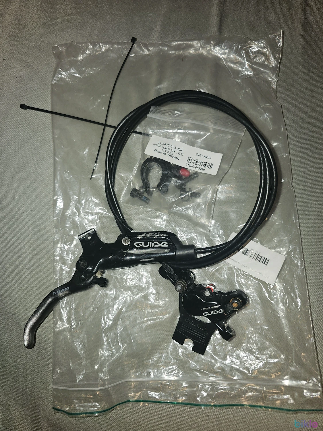 1. Frana sram guide R spate