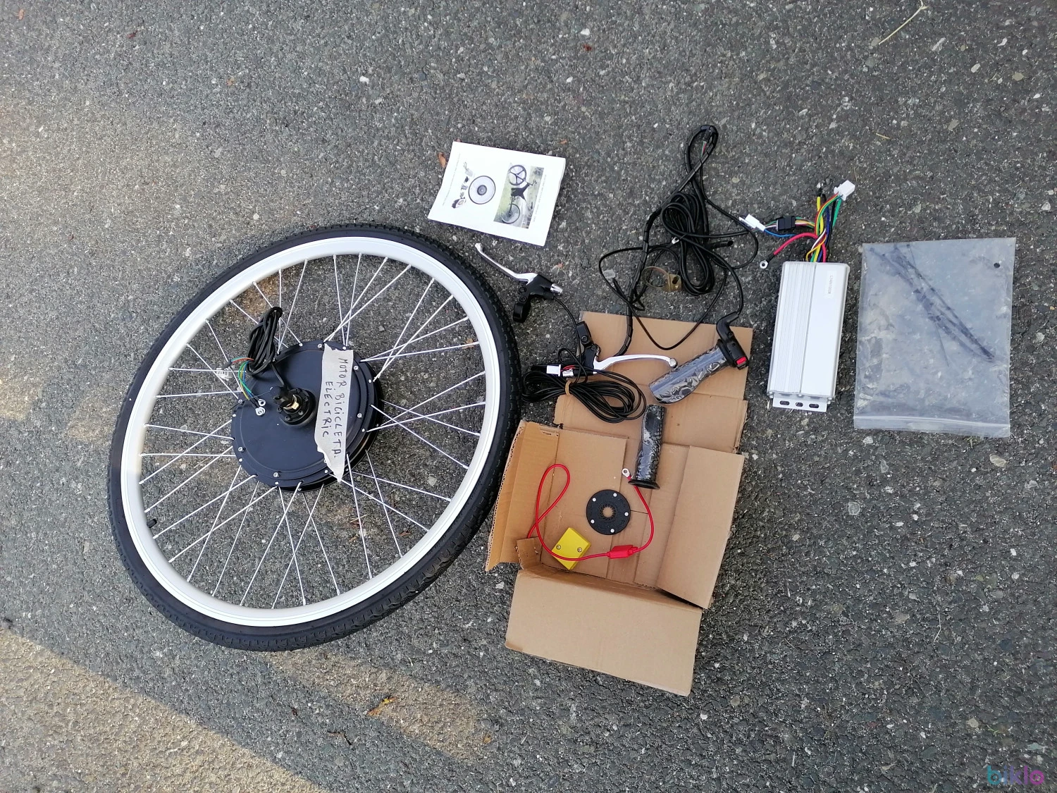 2. Kit motor electric 48V 1000W pentru bicicleta cu roti de 28 inch