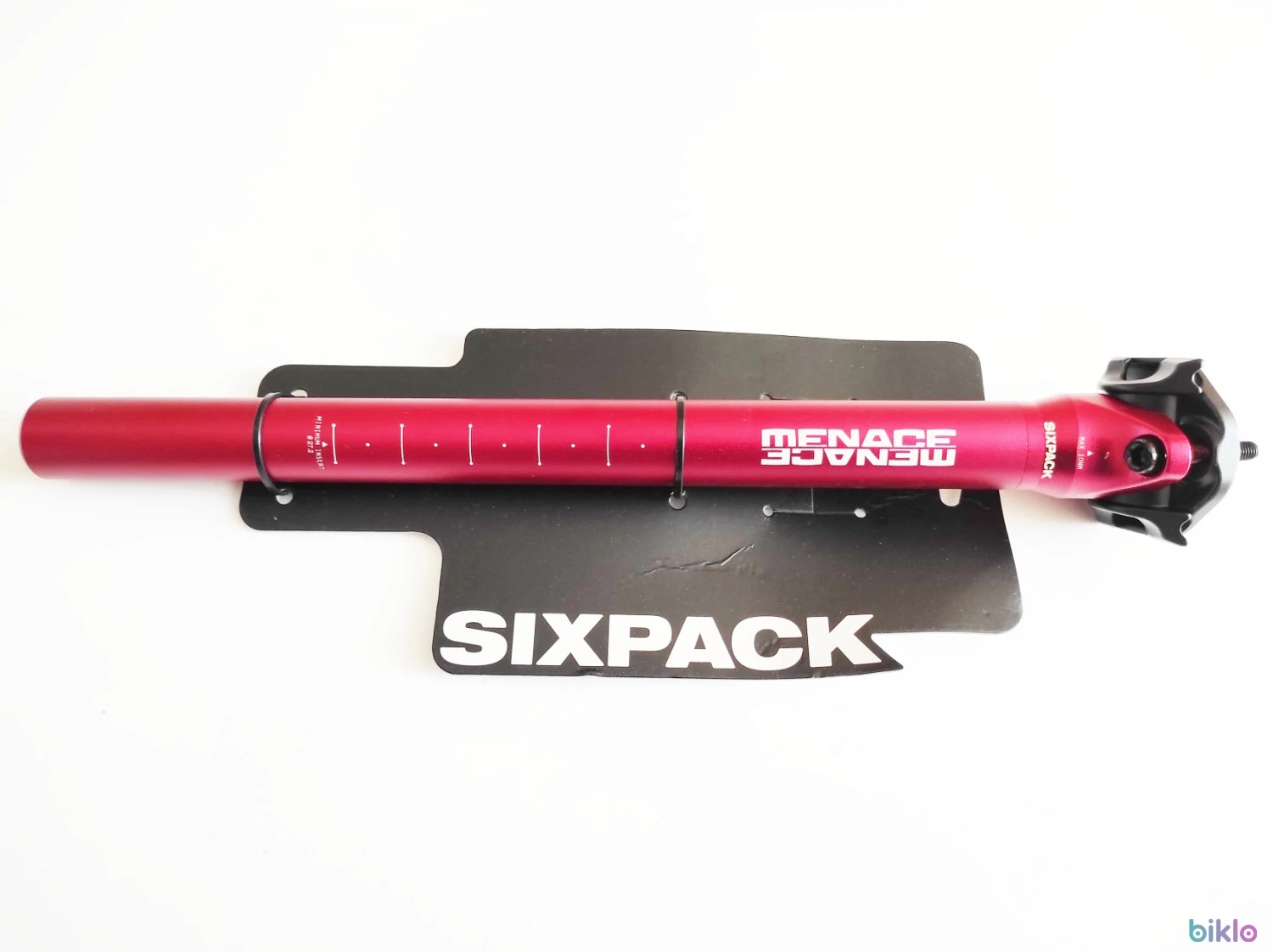 2. Tija de sa Sixpack Menace 27.2x350mm rosie, noua